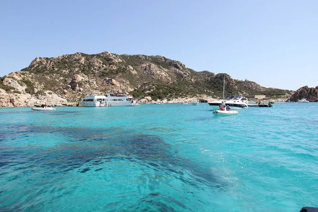 Isola di Spargi en el archipiélago de La Maddalena, Cerdeña