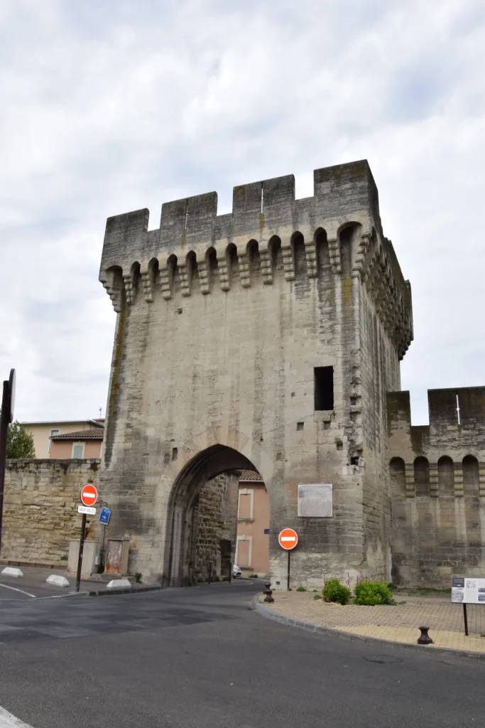 Murallas medievales de Avignon rodeando la ciudad intramuros