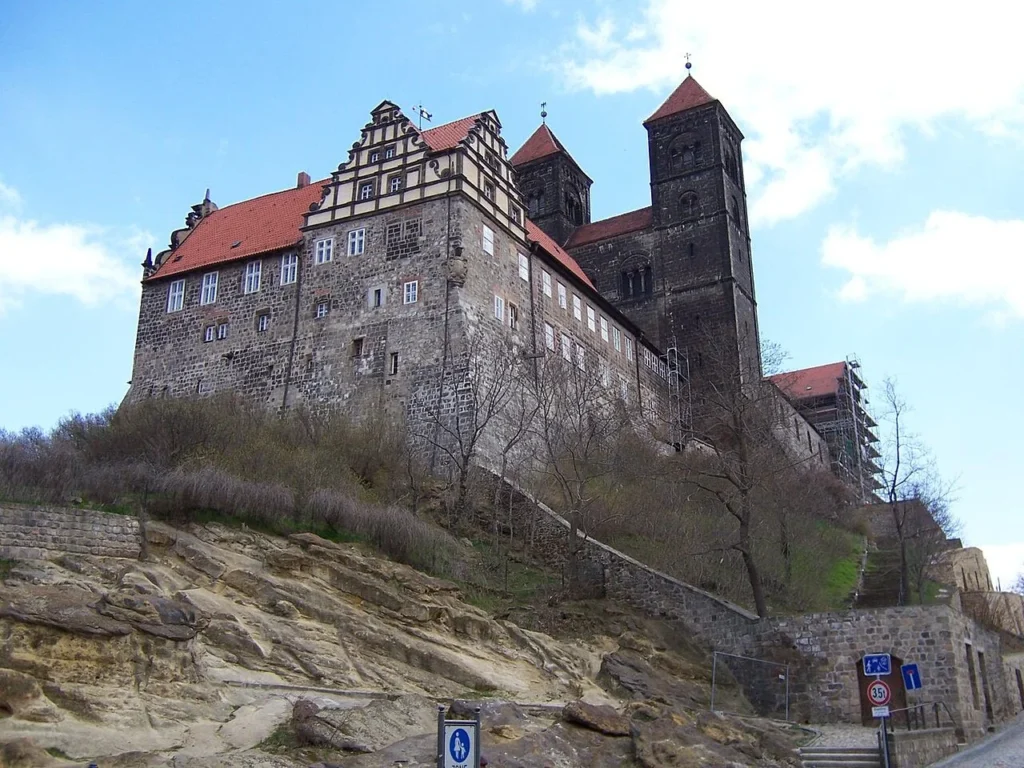 Castle Hill de Quedlinburg con la colegiata de San Servacio y el castillo