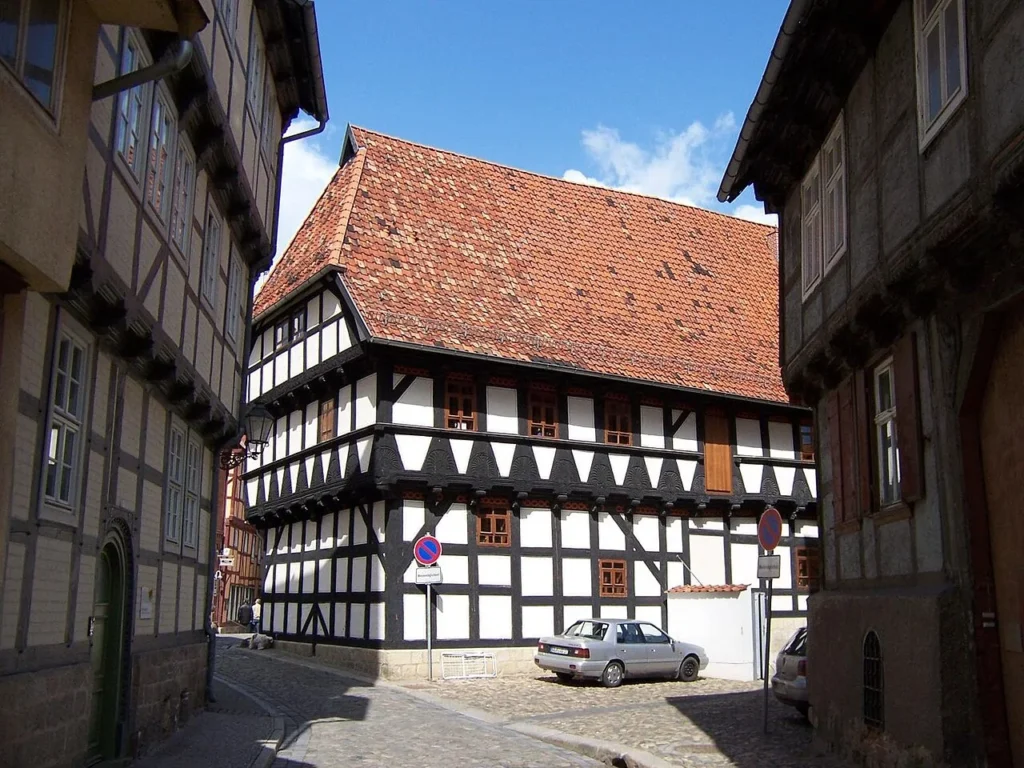 Casas de entramado de madera en el casco antiguo de Quedlinburg