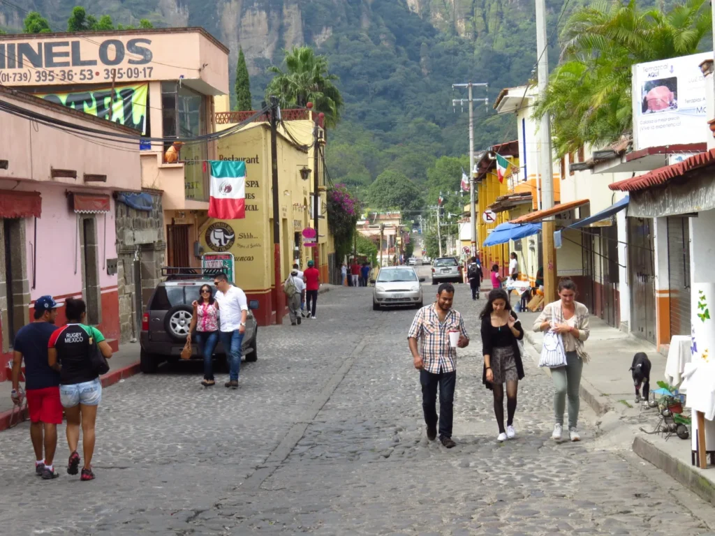 Centro histórico de Tepoztlán en Morelos
