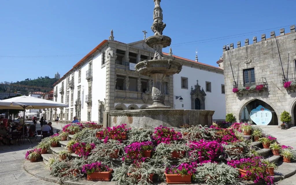 Praça da República en el centro histórico de Viana do Castelo