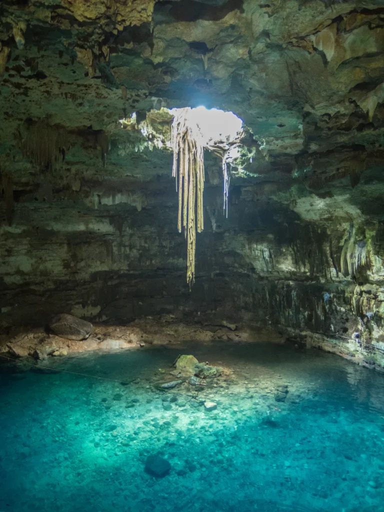 Aguas claras del Gran Cenote cerca de Tulum